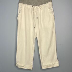 Tommy Girl Medium Capri Pants with Elastic Waistband